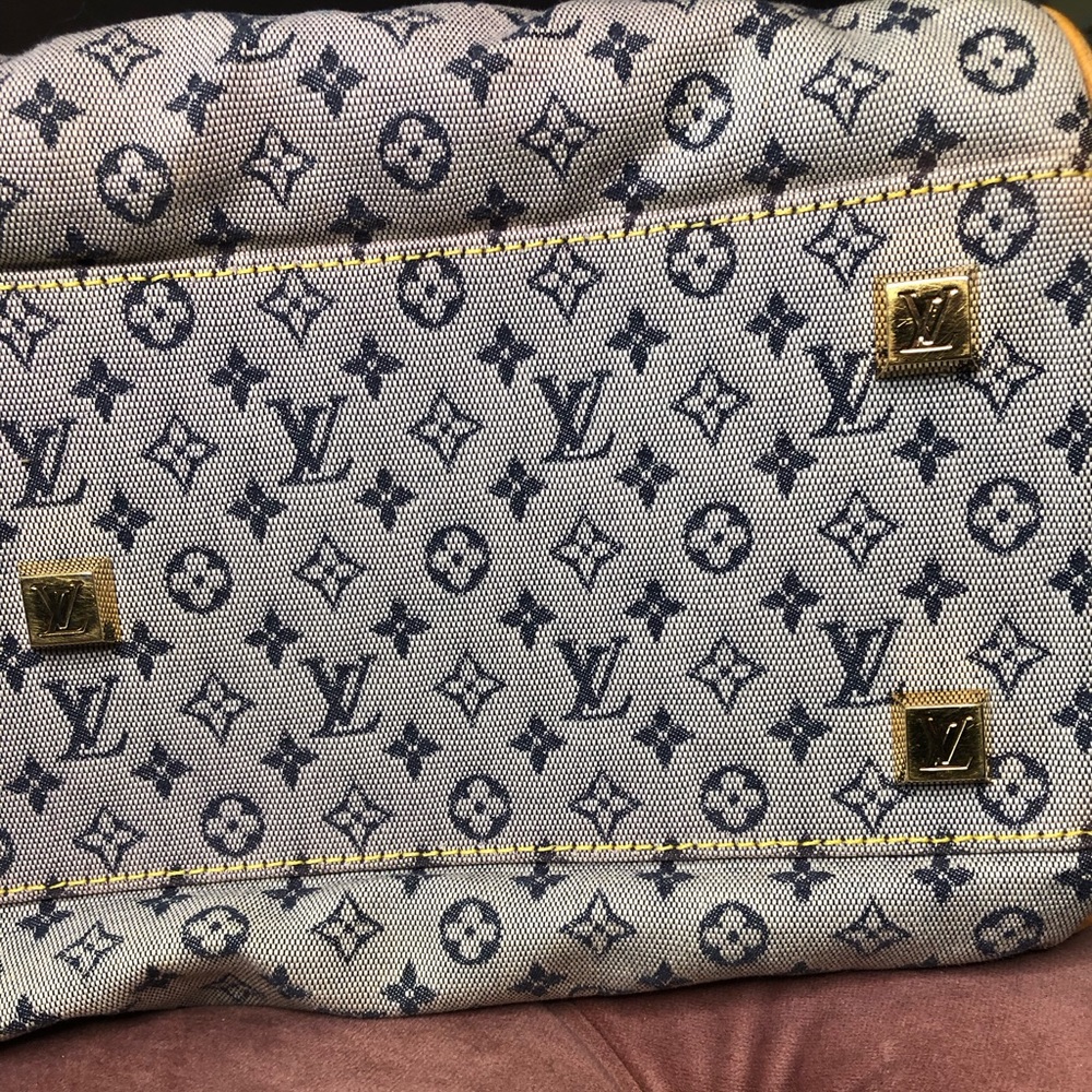 Vintage Denim Louis Vuitton Satchel - Picture 13 of 17